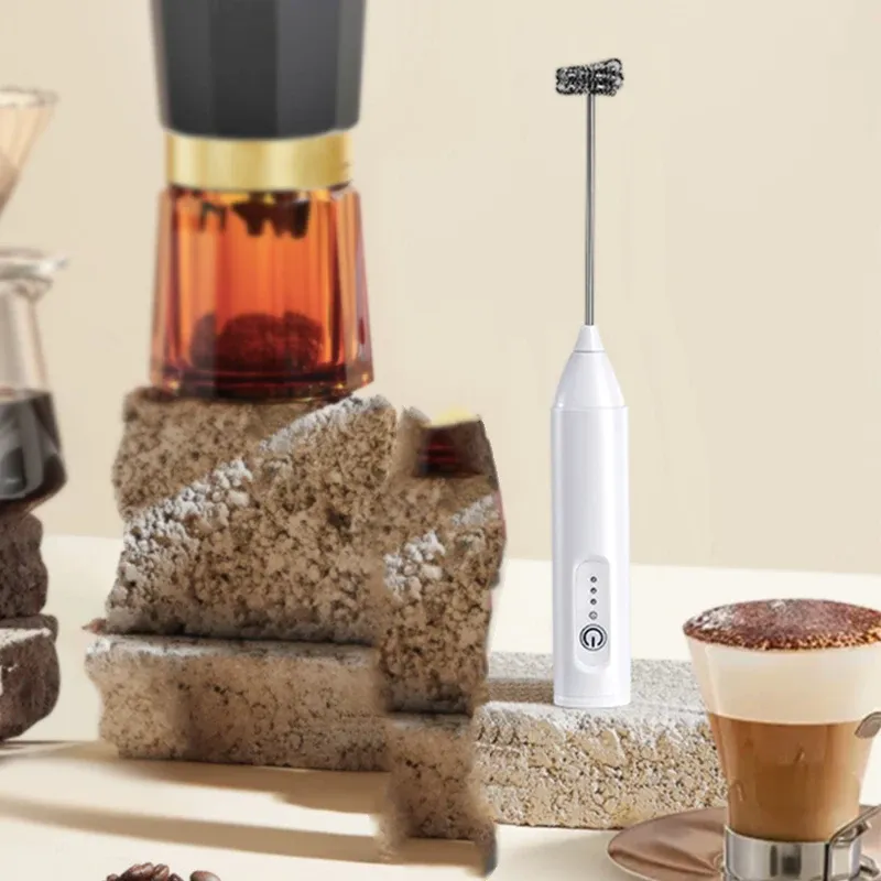 Electric Coffee Frother & Milk Whisk 6