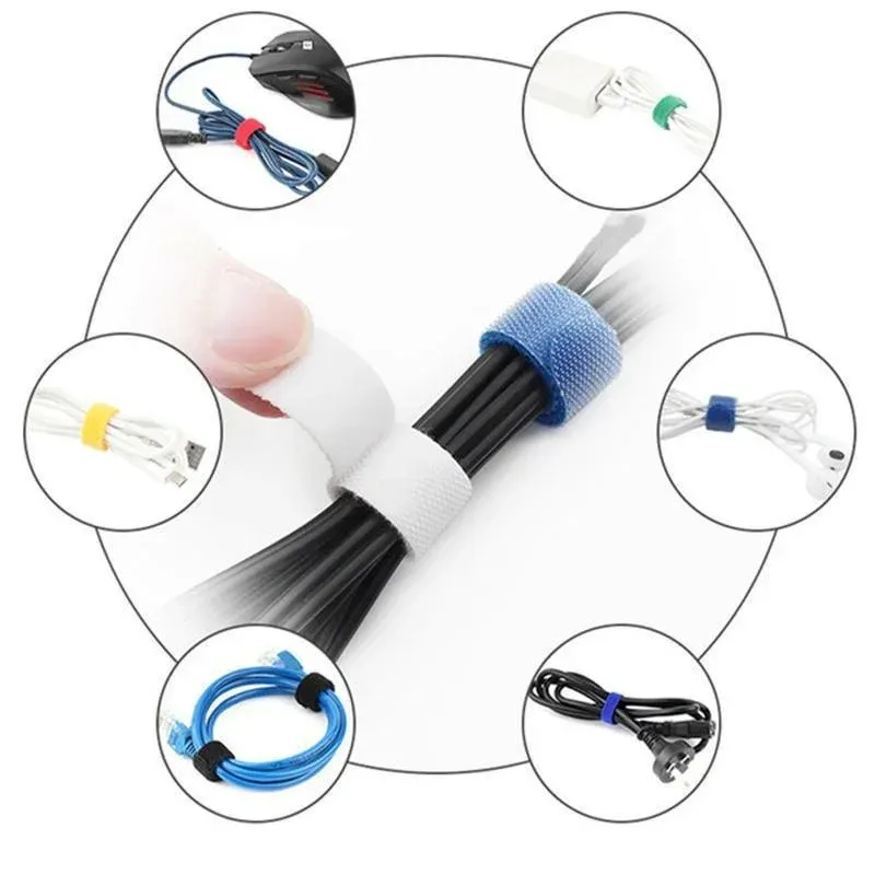 Reusable Velcro Cable Ties Organizer 2