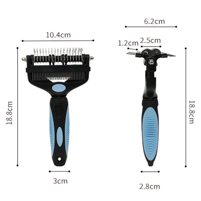 3-in-1 Pet Deshedding Brush & Comb 4