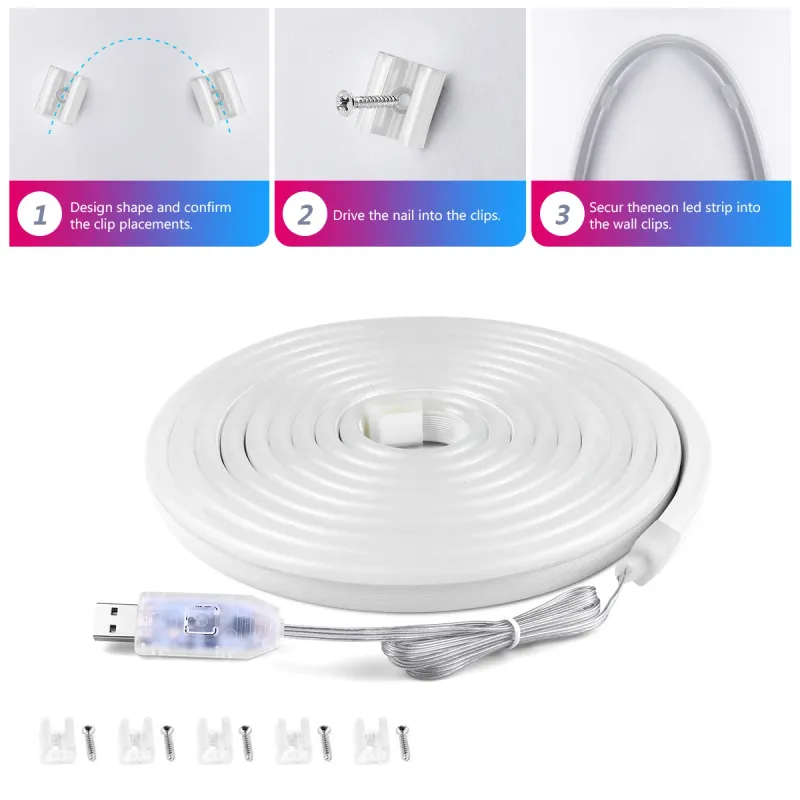 Smart RGBIC Neon LED Strip Light 6