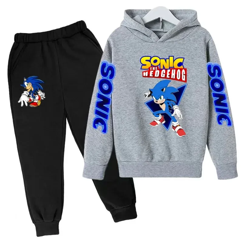 Kids Supersonic Blue Hoodie & Pants Set 3