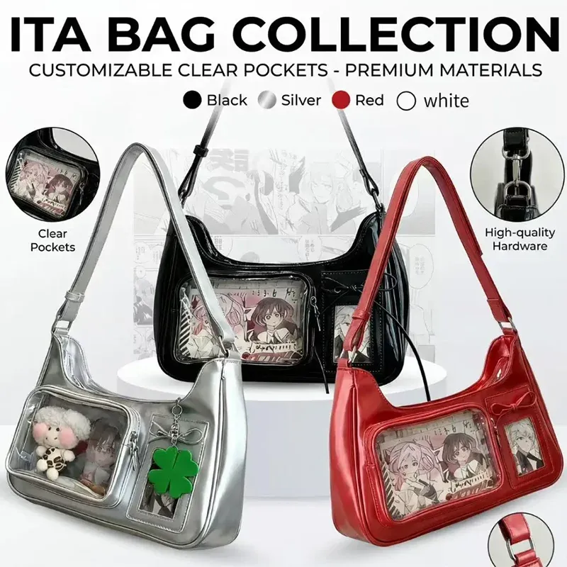 Y2K Harajuku Transparent Ita Bag 1
