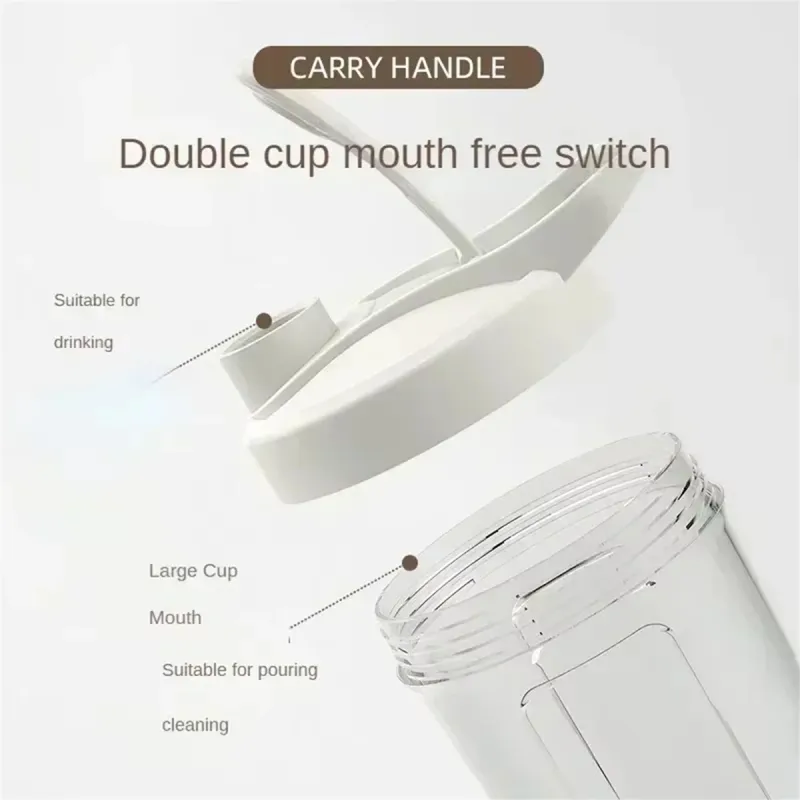 USB Rechargeable Protein Shake Bottle 4