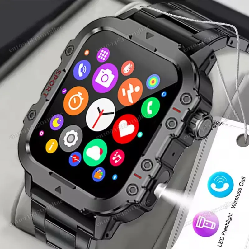 2025 Military SmartWatch - GPS & Heart Rate 1