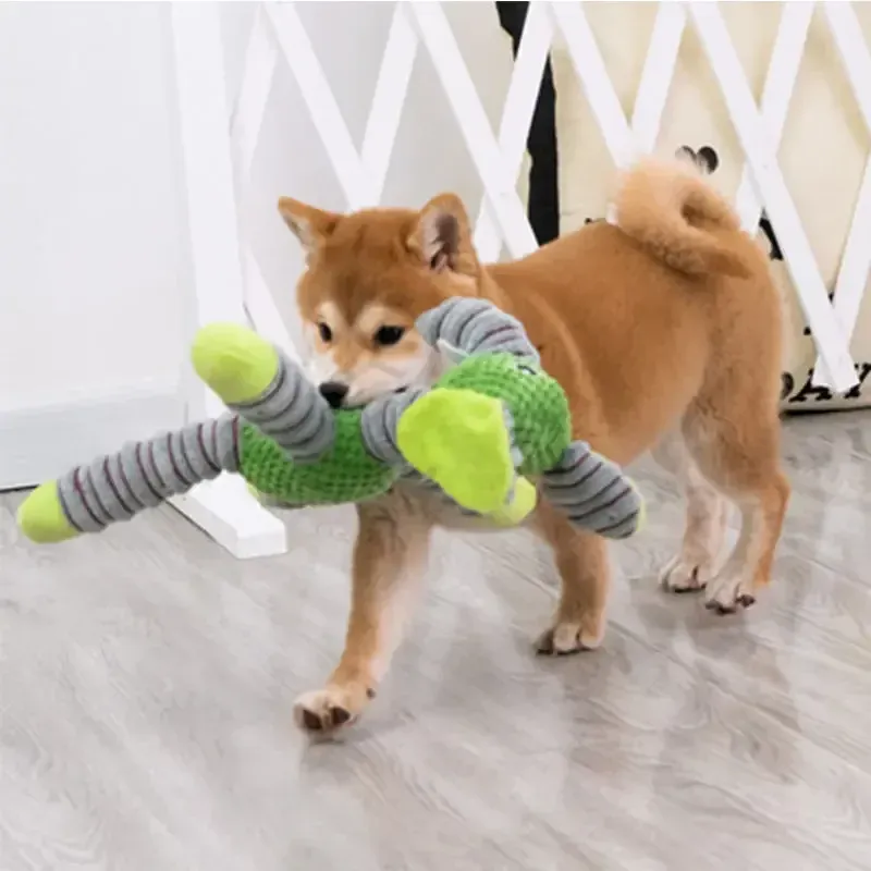 Indestructible Plush Squeaky Dog Toy 6
