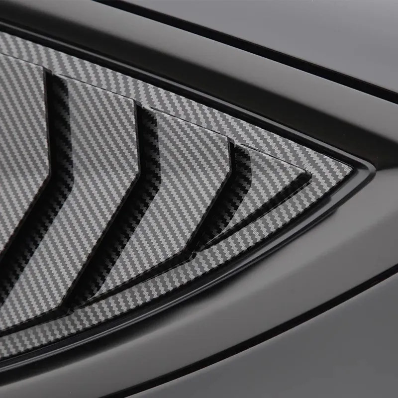 Tesla Model 3/Y Carbon Fiber Window Louvers 3