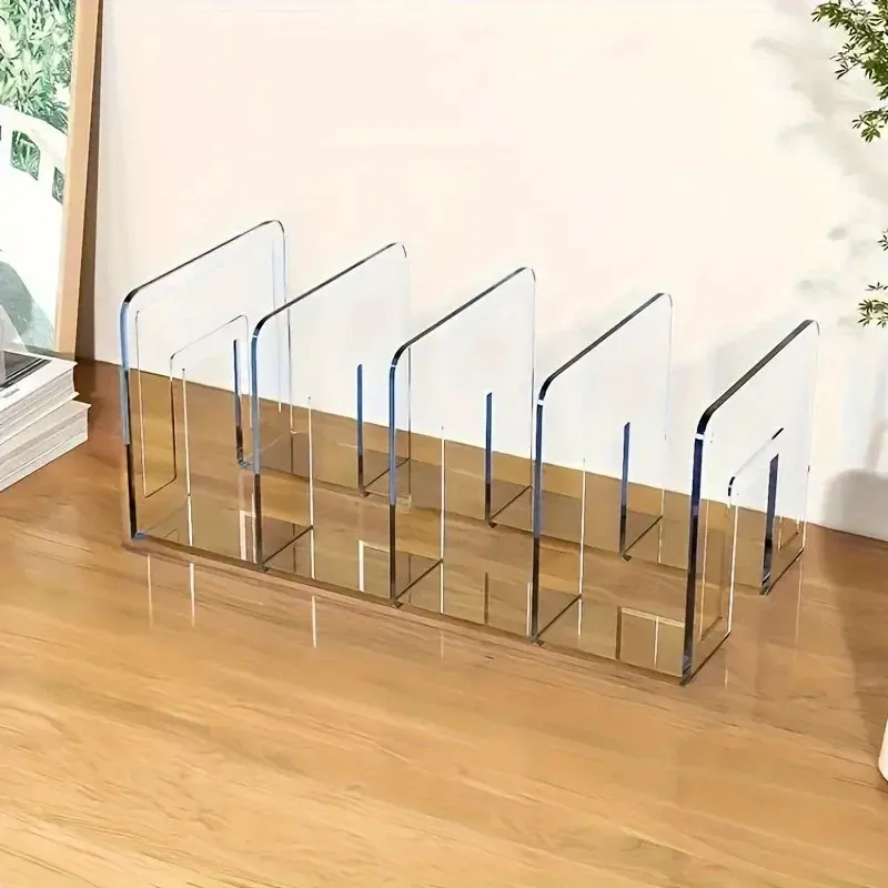 Clear 4-Section Purse Organizer & Display Stand 5