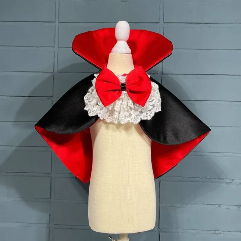Dog Vampire Cape Halloween Costume 4