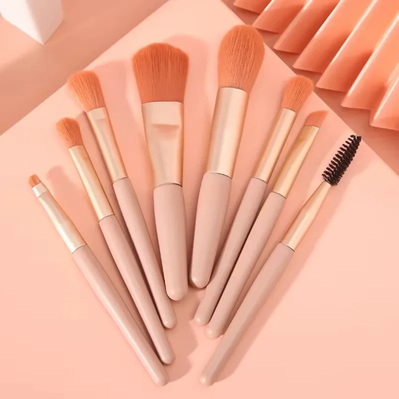 8-Piece Mini Makeup Brush Set 5