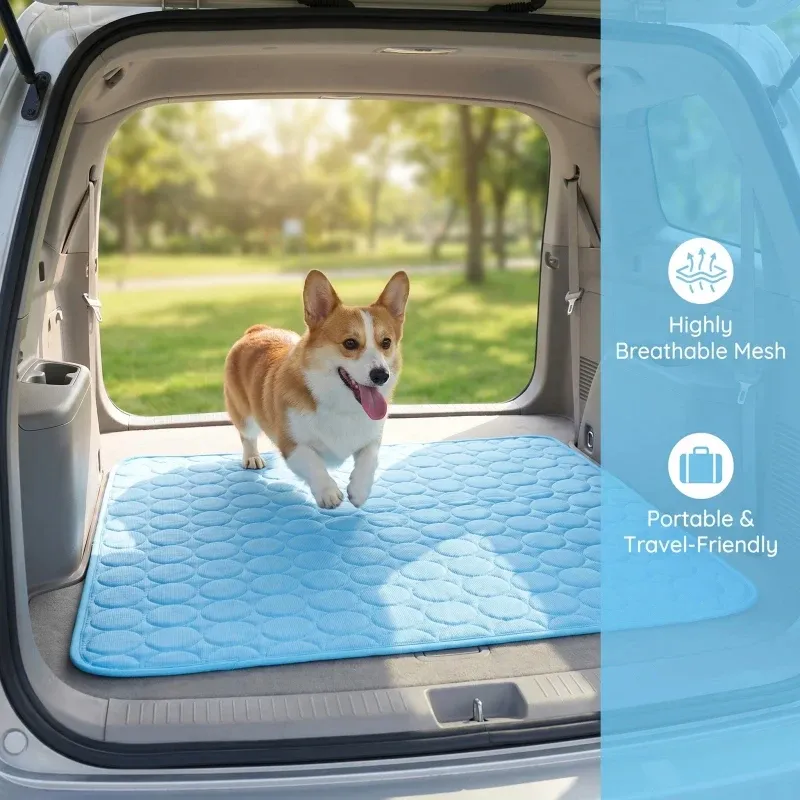 Ice Silk Dog Cooling Mat 2-Pack 3