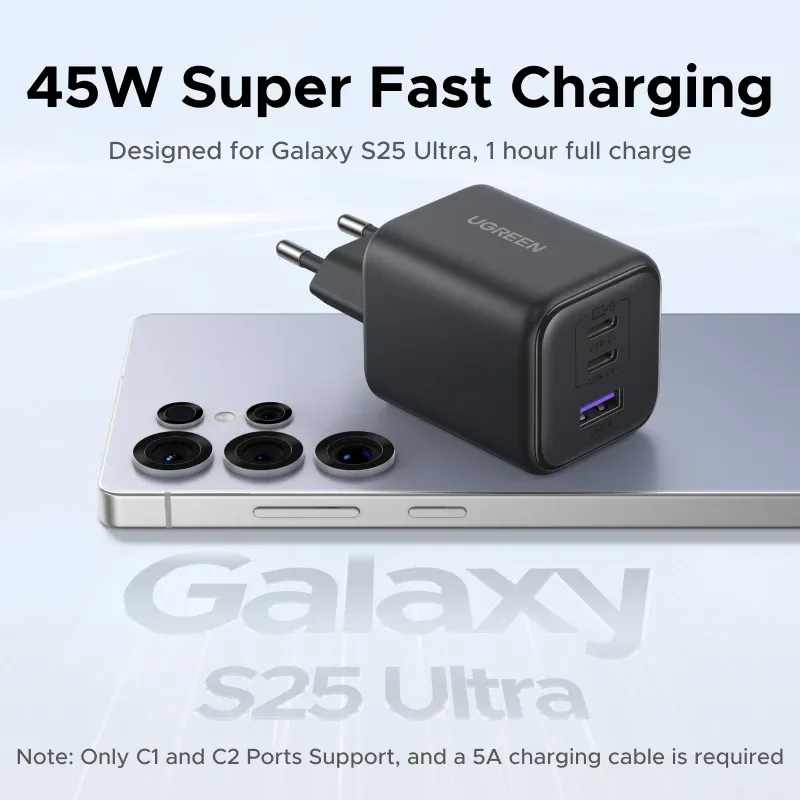 UGREEN 45W GaN USB-C Fast Charger 5