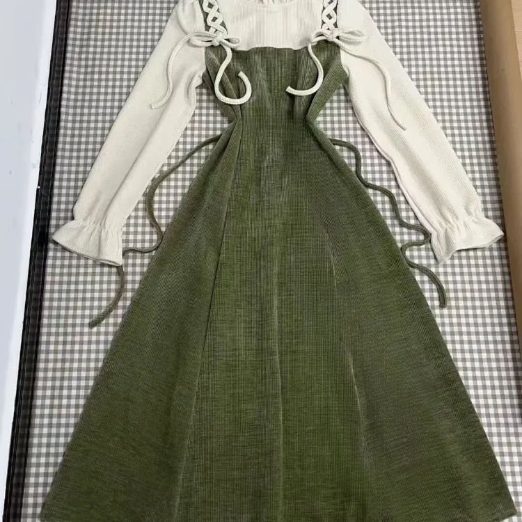 Vintage Plaid Midi Dress 4