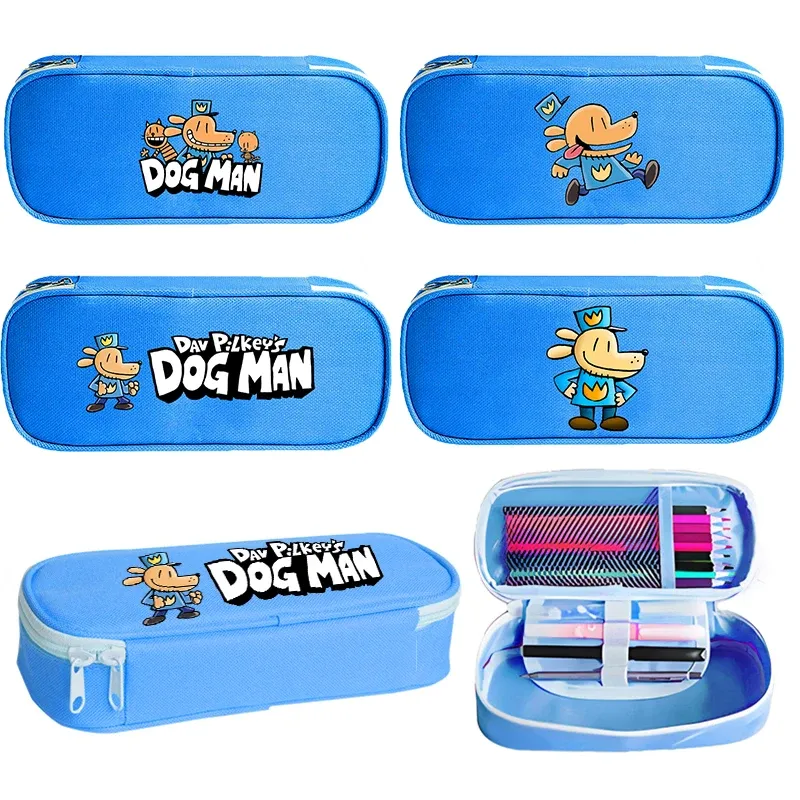 Dog Man's Girl Boy Pencil Case 1
