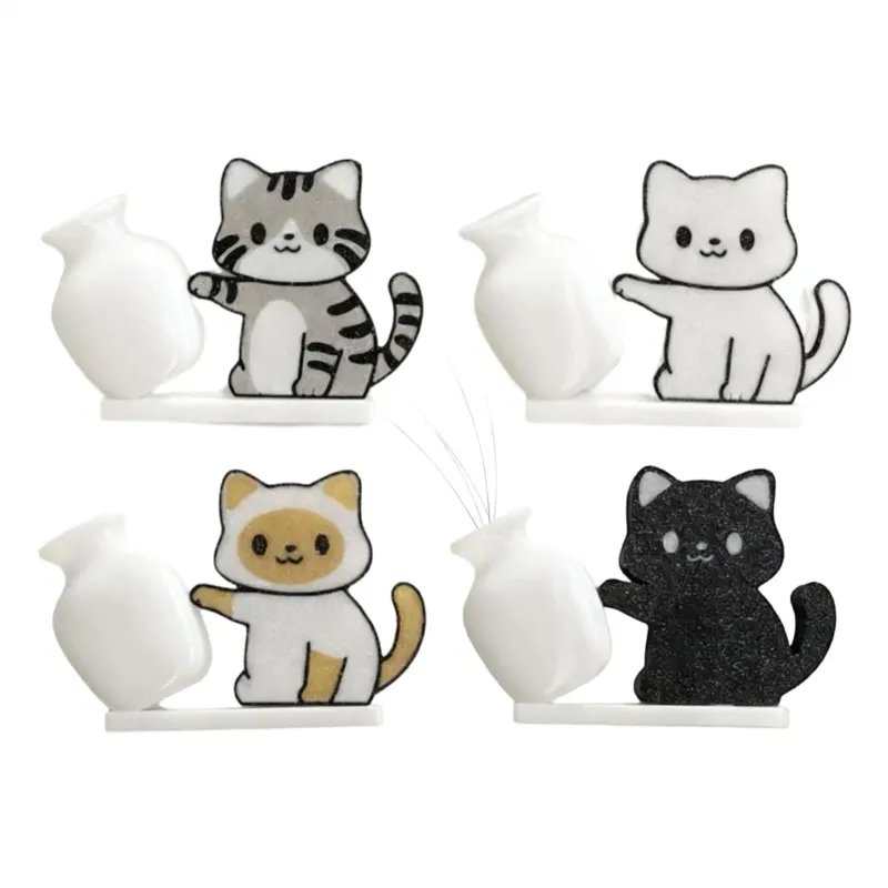 Cat Whisker Memorial Vase Magnets 2
