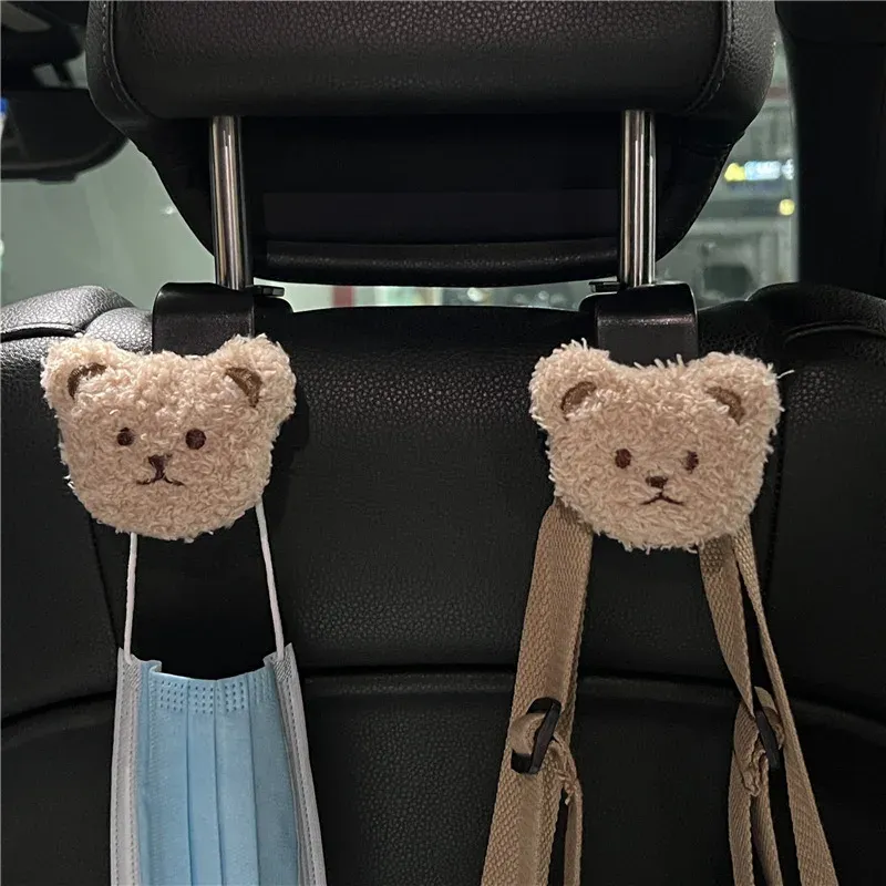 Cute Bear Car Seat Back Hooks (2PCS) 2