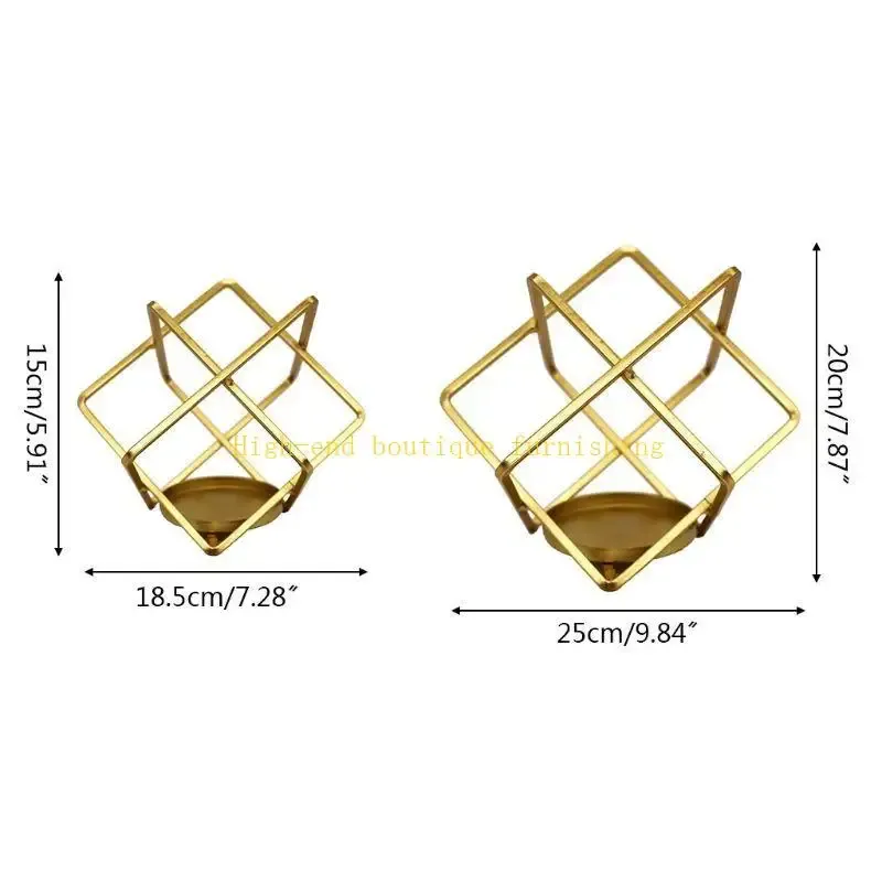 Nordic Geometric Candlestick Holders 6
