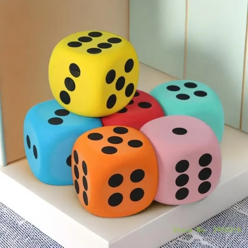 Large Foam Dot Dice for Kids 1