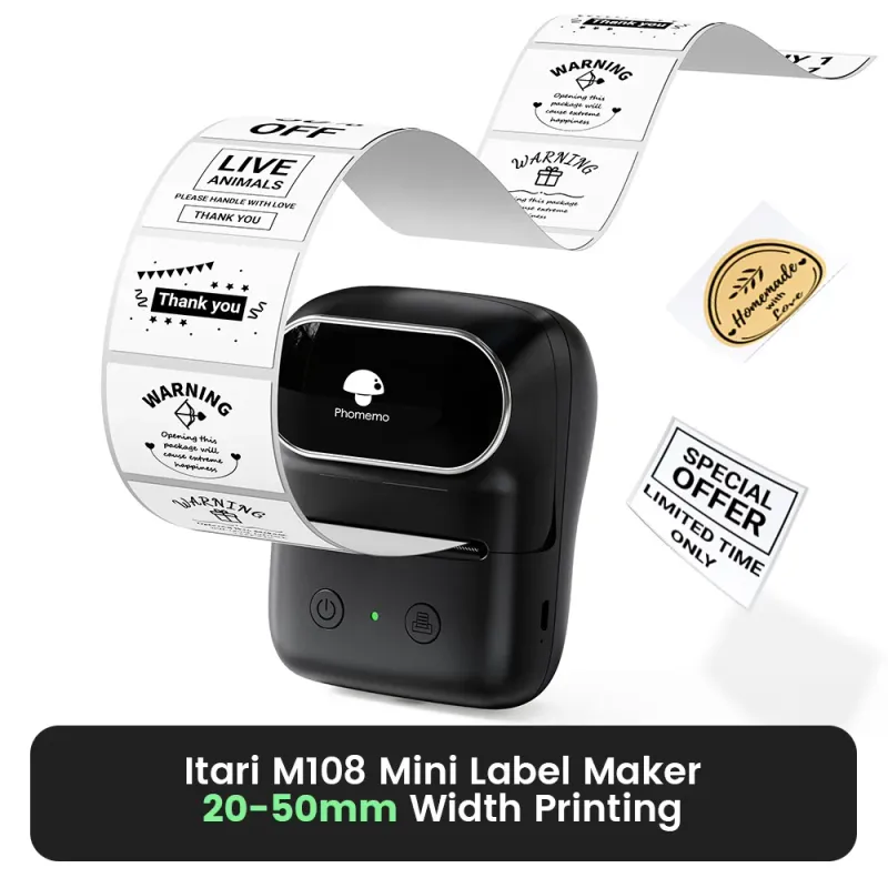 Phomemo M108 Bluetooth Label Maker 1