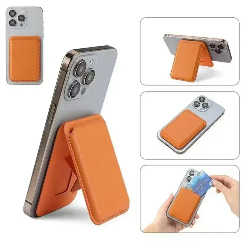 Magnetic Leather Wallet Case for iPhone 1