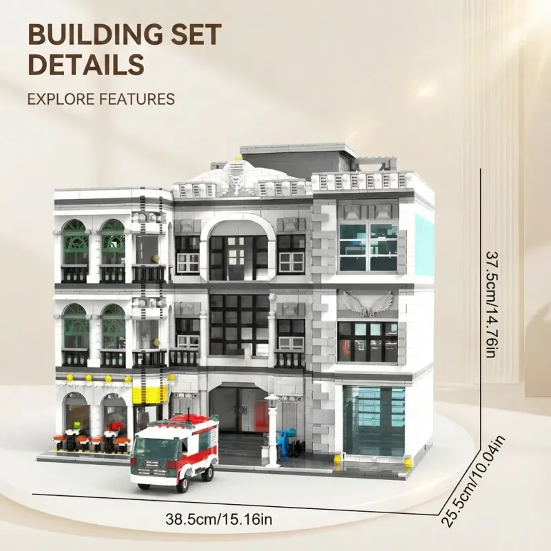 4958PCS Hospital Building Block Set 3