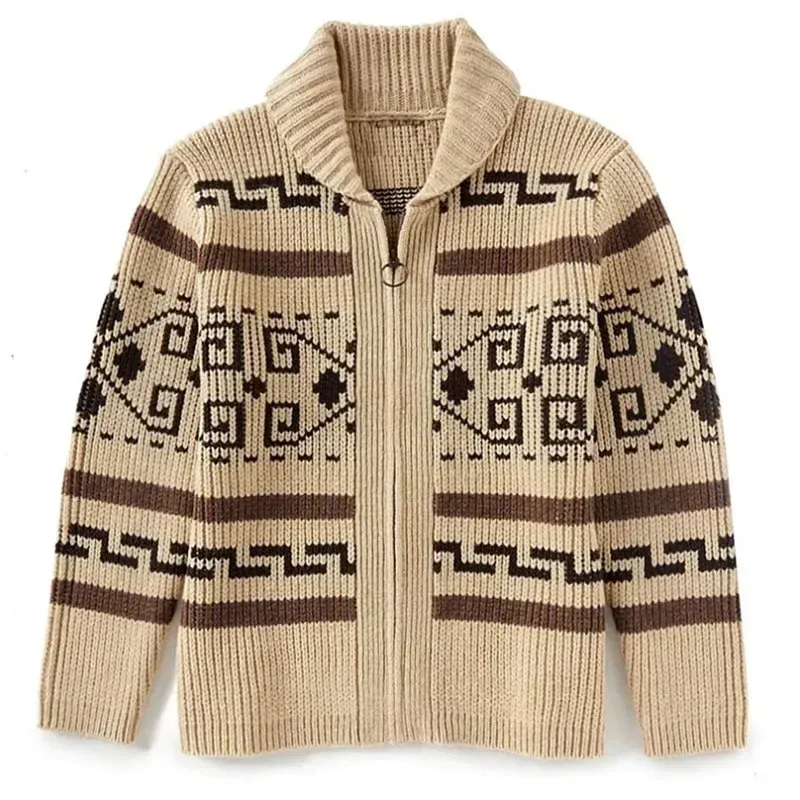 Vintage Jacquard Knit Cardigan 4