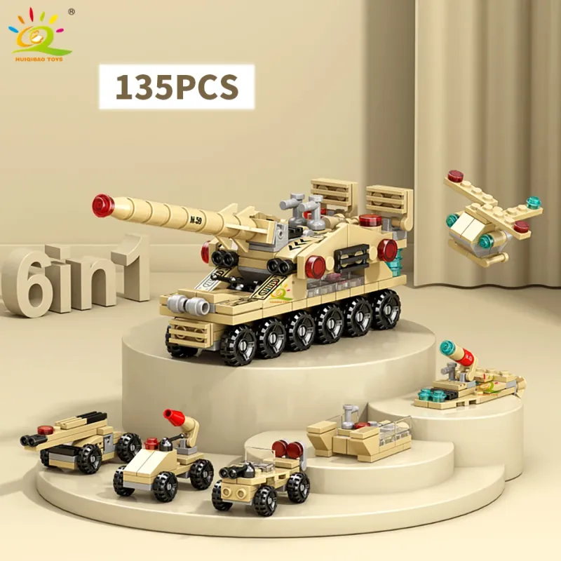 6-in-1 City Engineering Building Blocks Set 6