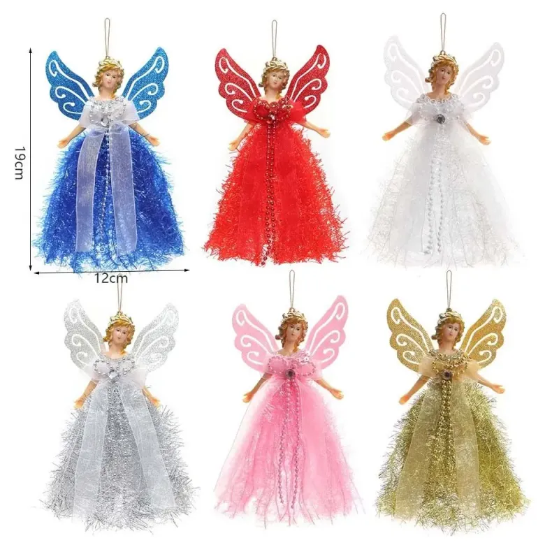 Glitter Christmas Angel Tree Topper 5