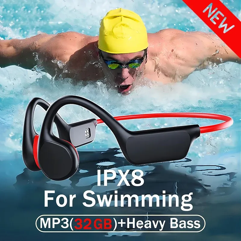 IPX8 Bone Conduction Swimming Headphones 1