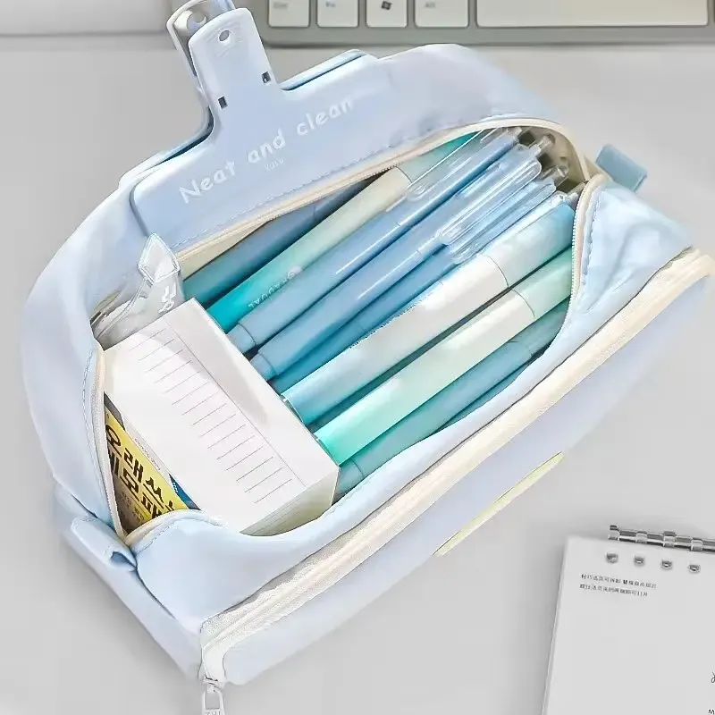 Stylish Multi-Section Pencil Case Bag 2