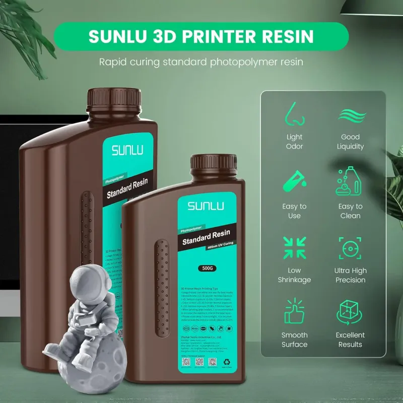 SUNLU 3KG UV Photopolymer Resin 405nm 5