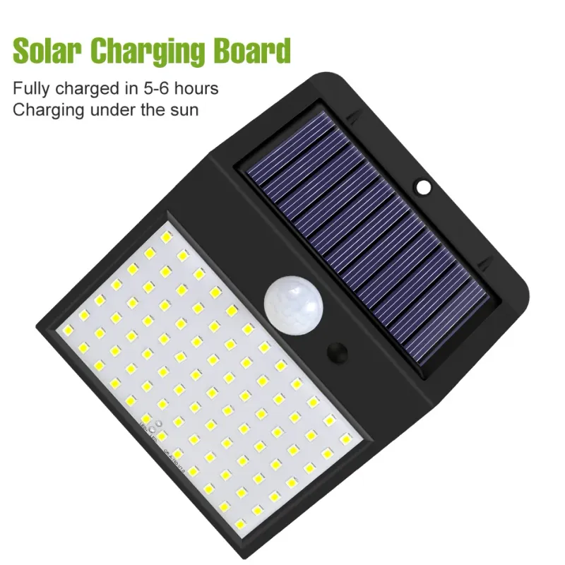 Solar Motion Sensor Wall Lights 4
