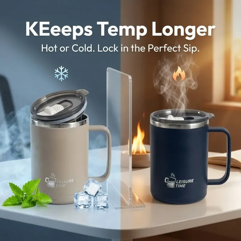 Stainless Steel Travel Coffee Mug 5