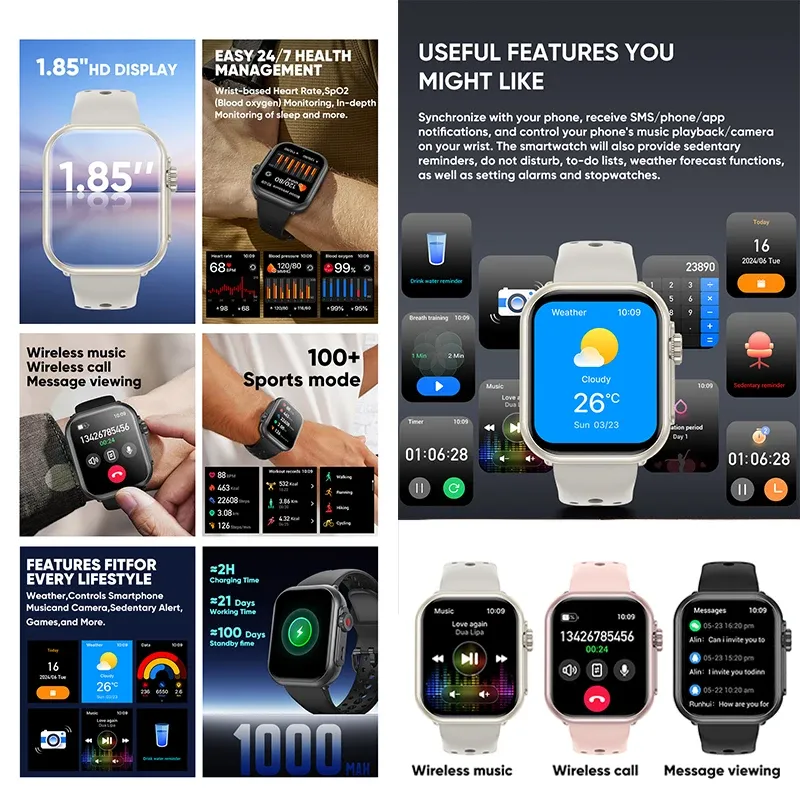 Watch Ultra 2 SE Smart Watch - 150+ Modes 2
