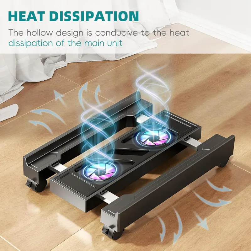 Mobile CPU Stand with Cooling Fan 3