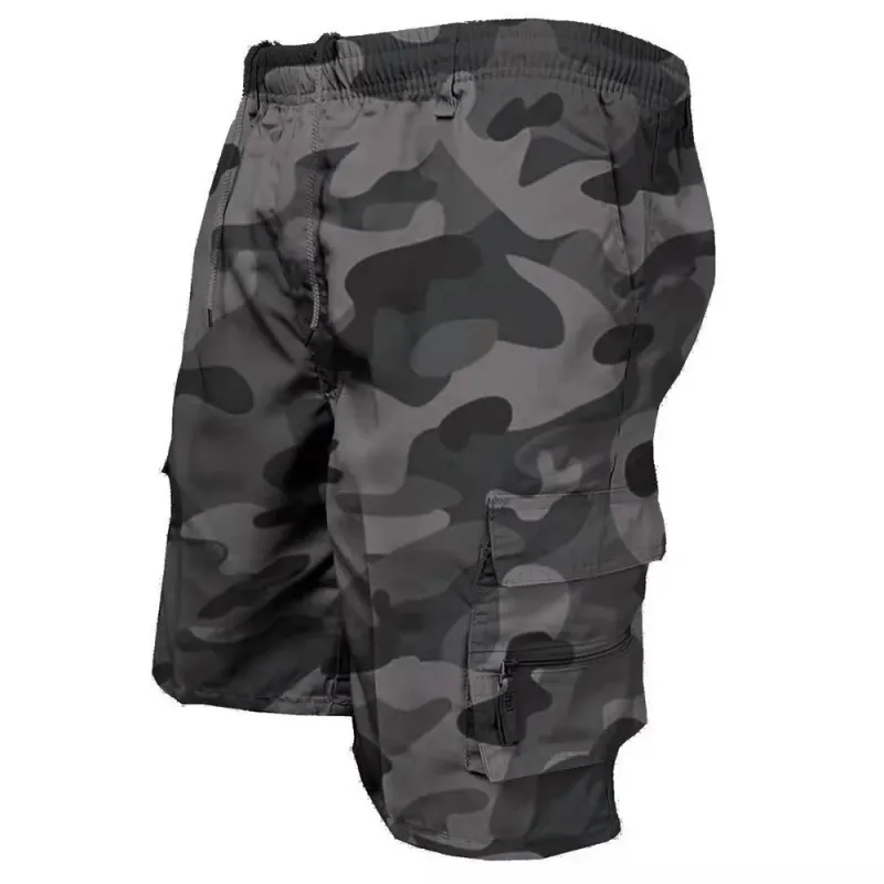 Men's Camo Cargo Shorts - Loose Fit 2