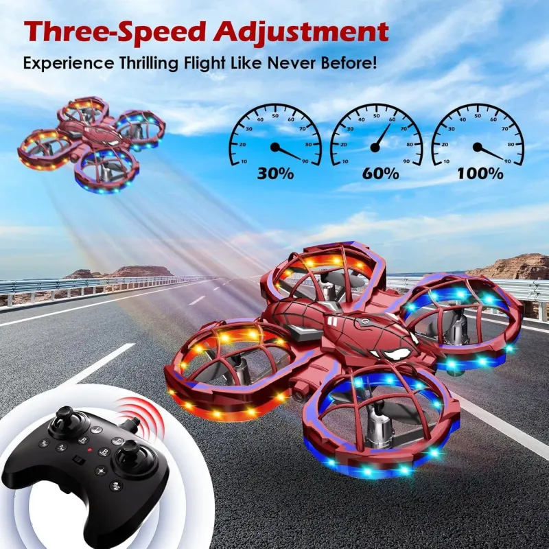 Mini Spider Drone (Red) - Beginner RC Toy 2