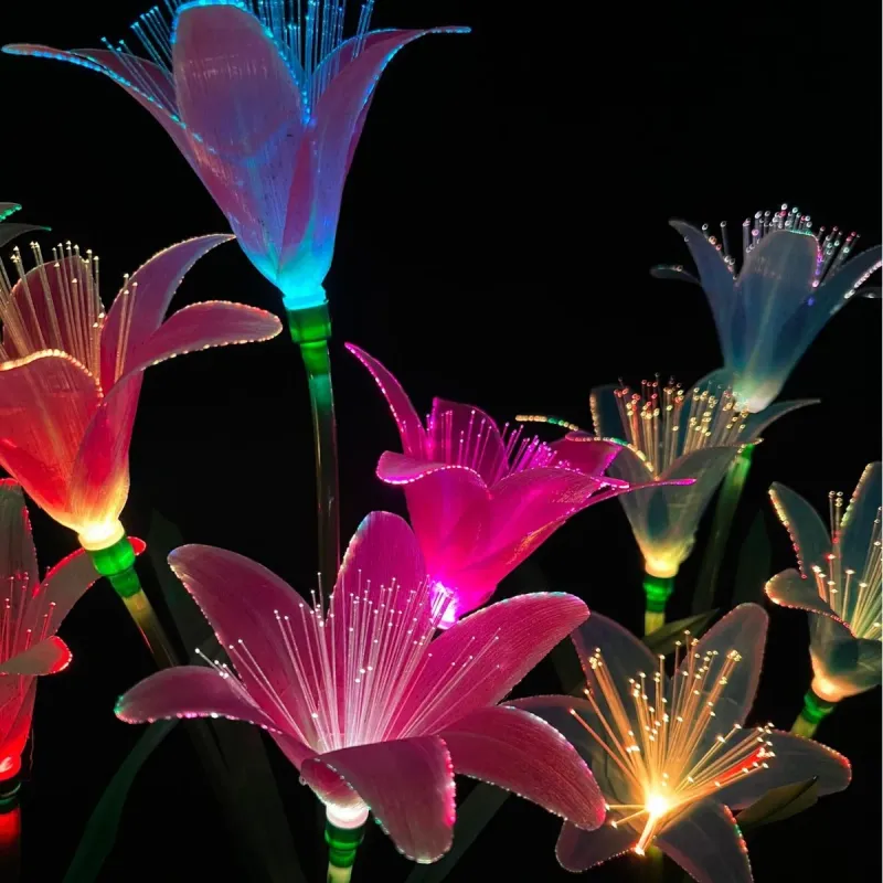 Solar Lily Flower Garden Lights 2