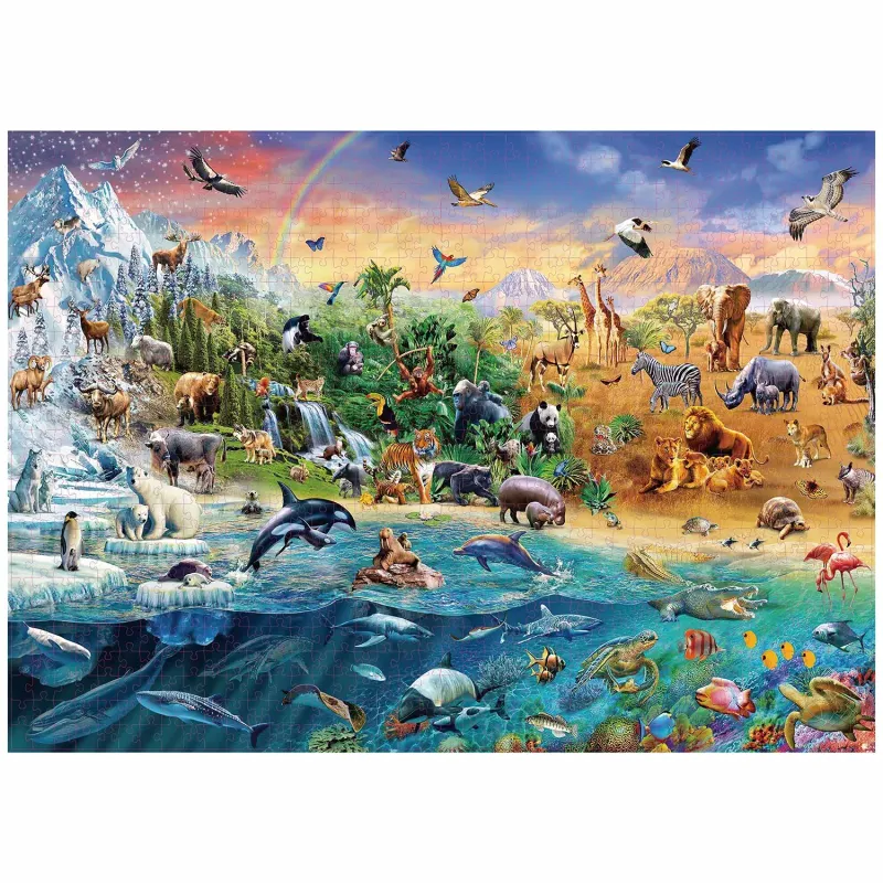 Animal World 1000 Piece Jigsaw Puzzle 4