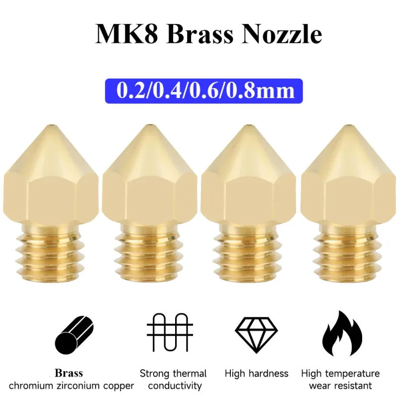MK8 Nozzle Set for Ender 3D Printers 3