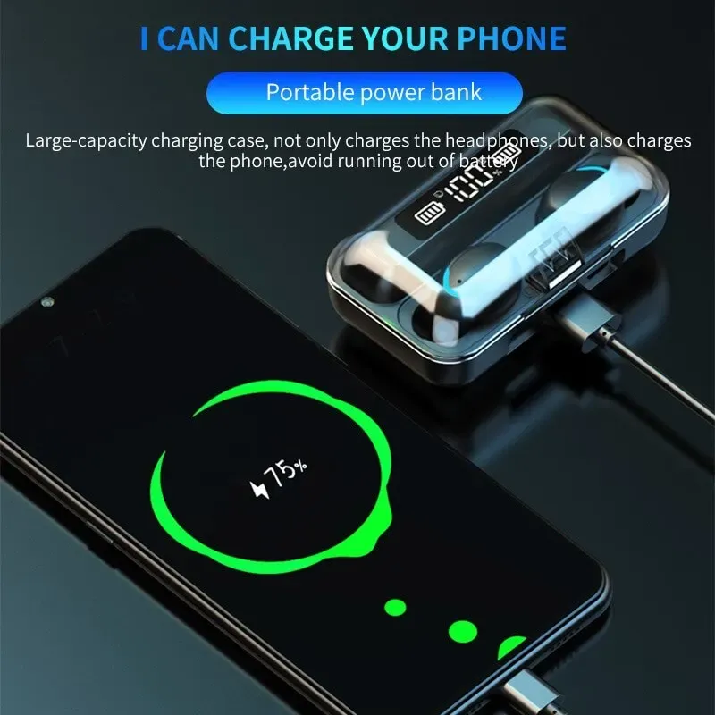 TWS Bluetooth 5.0 Earphones with LED Display 3