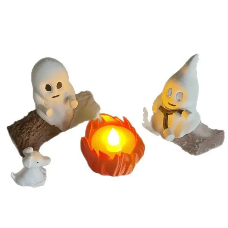 Halloween Ghost Campfire Decor Set 5