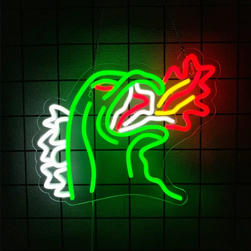 Anime Dinosaur Neon Sign LED Light 4