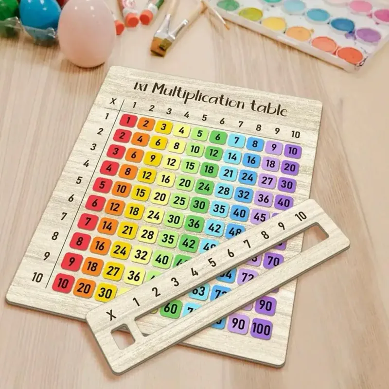 Wooden Multiplication Math Board Toy 2