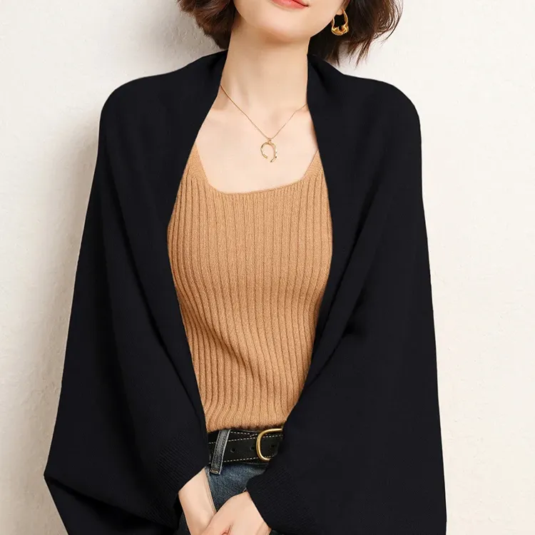 Merino Wool Women's Knit Cardigan 3