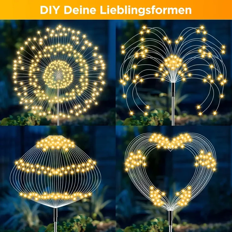 Solar Dandelion Firework LED Light 5