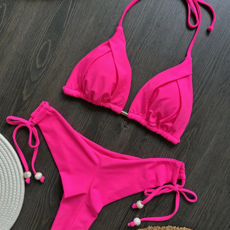 Triangle Brazilian Push-Up Bikini Set 4