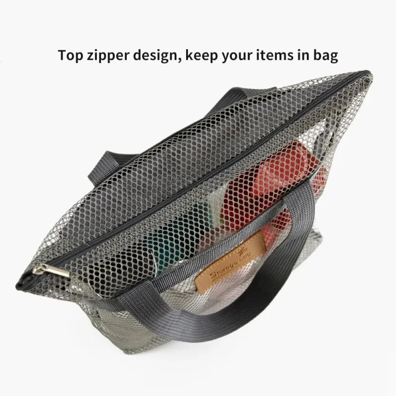 Mesh Shower Caddy Hanging Toiletry Bag 4