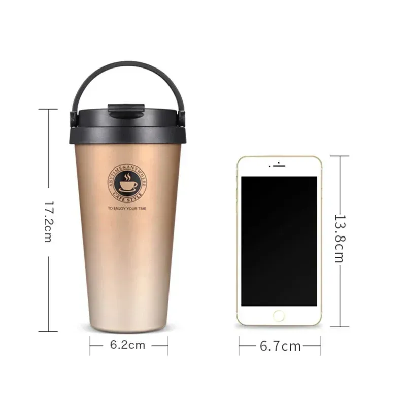 500ml Insulated Travel Coffee Tumbler 2