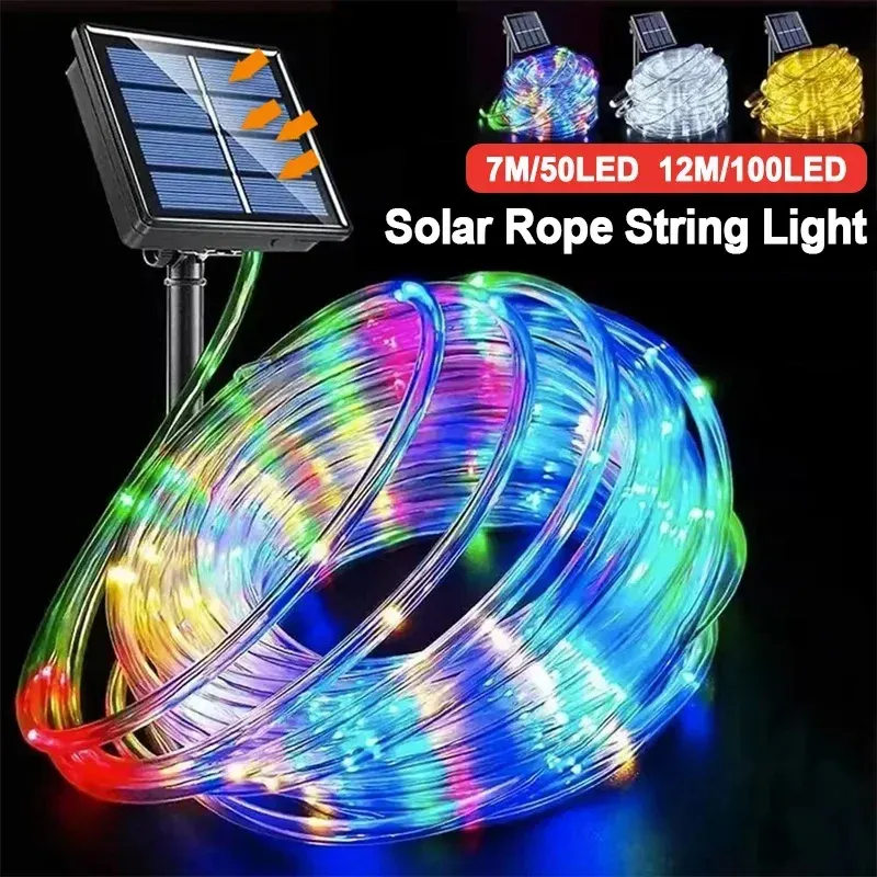 Solar LED String Lights - Outdoor Waterproof 1