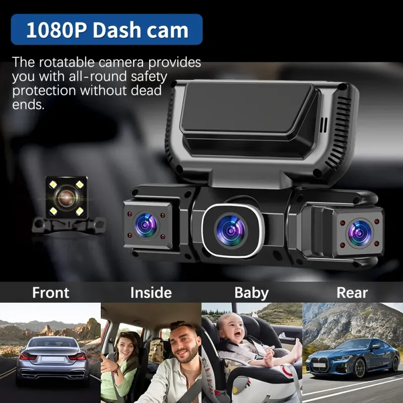 360° 4-Camera Car DVR with WiFi 3